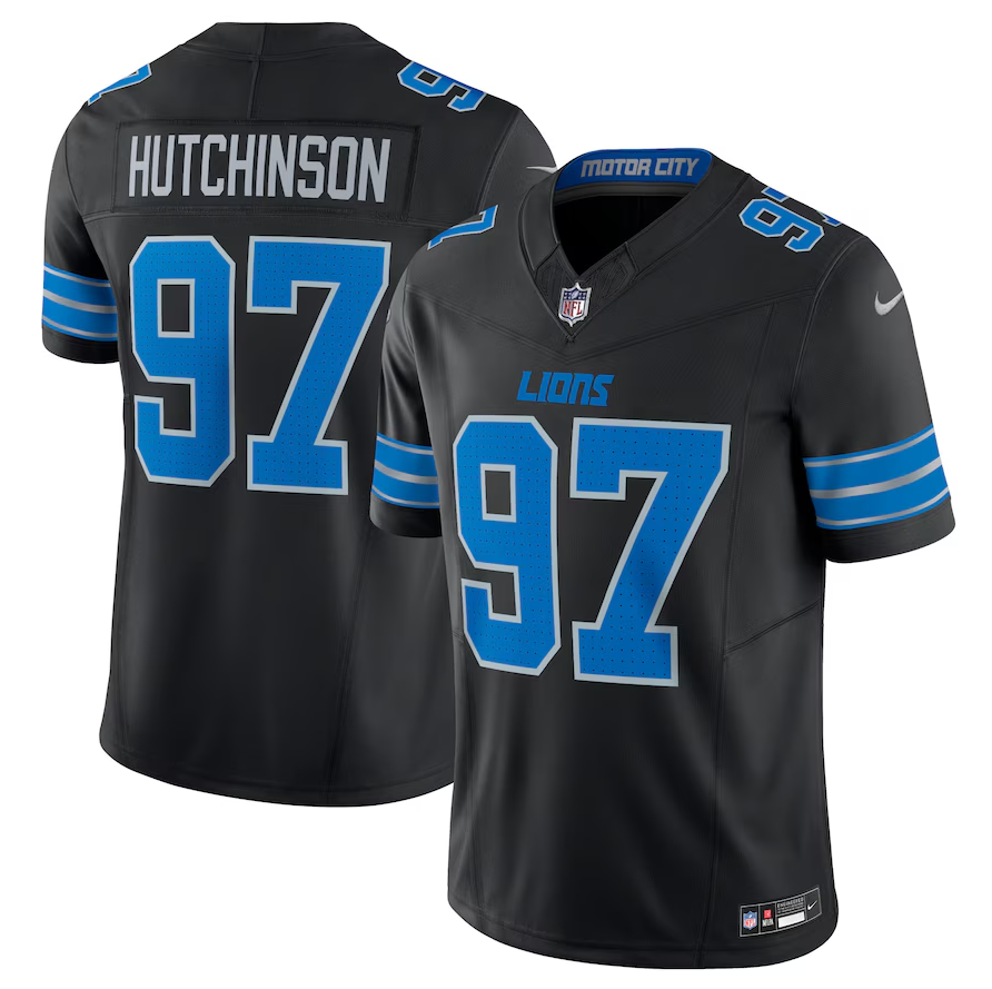 Jersey Detroit Lions Vapor F.U.S.E. Limited Preta