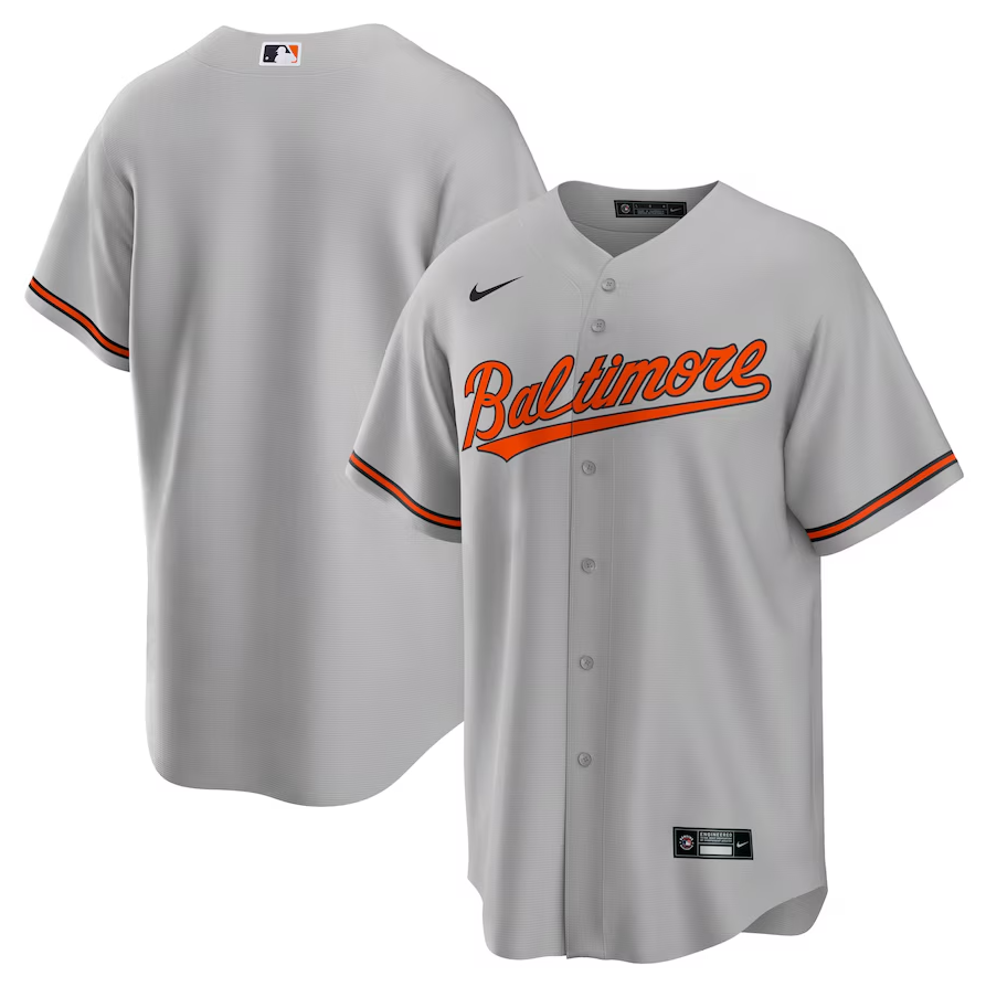 Jersey Baltimore Orioles Cinza Torcedor Silkada