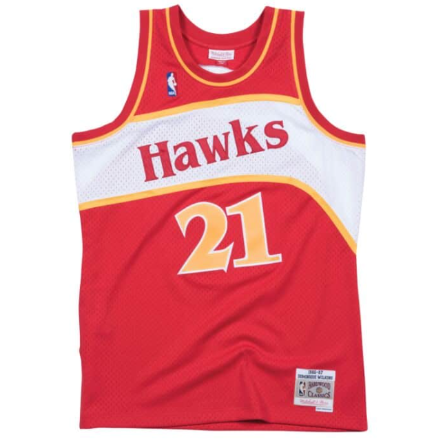 Regata Swingman Atlanta Hawks Mitchell & Ness Hardwood Classics 1986/87