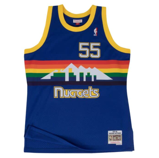 Regata Swingman Denver Nuggets Mitchell & Ness Hardwood Classics 1991/92 Azul
