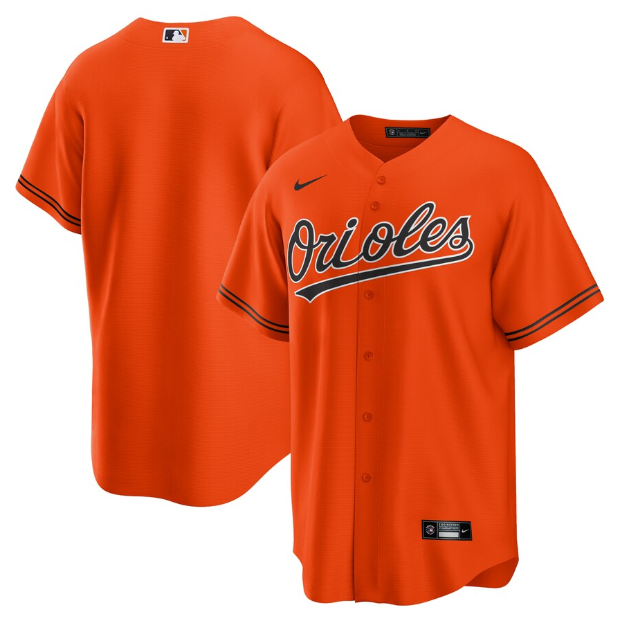 Jersey Baltimore Orioles Laranja Torcedor Silkada