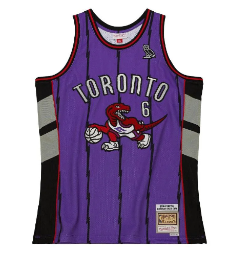 Regata Swingman Toronto Raptors OVO x Mitchell & Ness Roxa