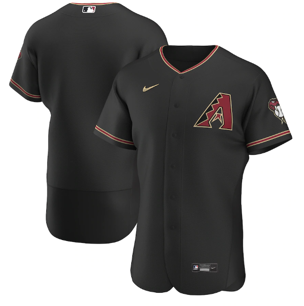 Jersey Arizona Diamondbacks Preta Authentic