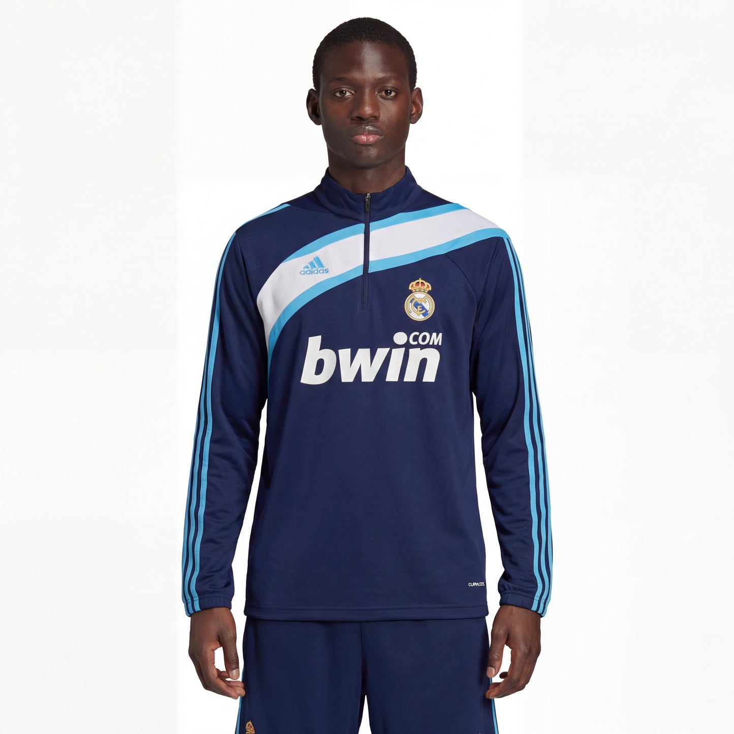 Real Madrid Manga Larga Entrenamiento suit 2009-10  Retro