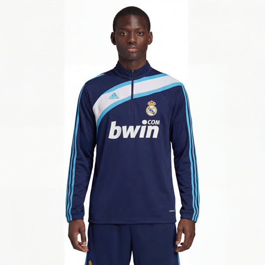 Real Madrid Manga Larga Entrenamiento suit 2009-10  Retro
