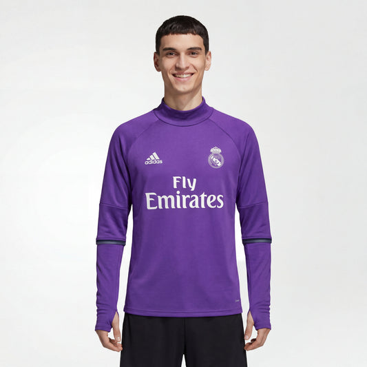 Real Madrid Manga Larga Entrenamiento suit 2016-17 Retro