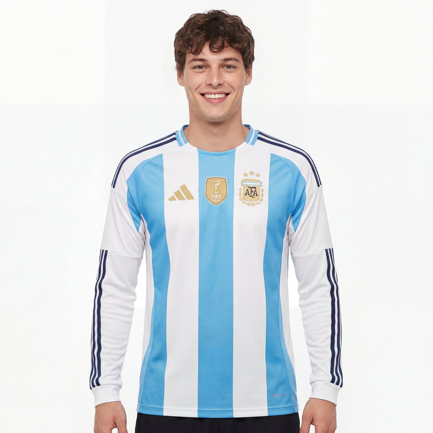 Camisa Argentina 2026 Jogador Home Longsleeve WorldCup