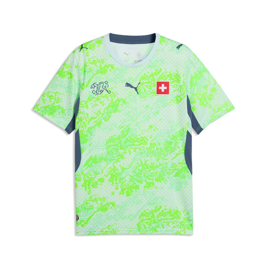 Jersey Seleção Suiça 2026 Torcedor Masculina - Verde